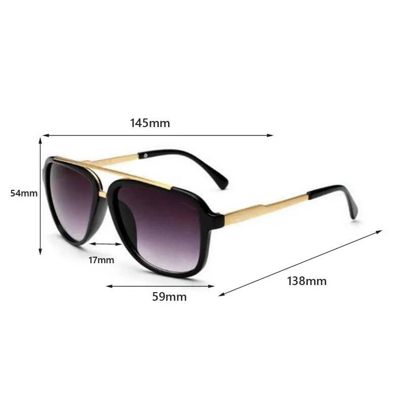 Retro Sunglasses Vintage for Men and Women Sports Driving Metal Frame UV400 Eyewear pilot Sunglasses for women 167/S - Image 6