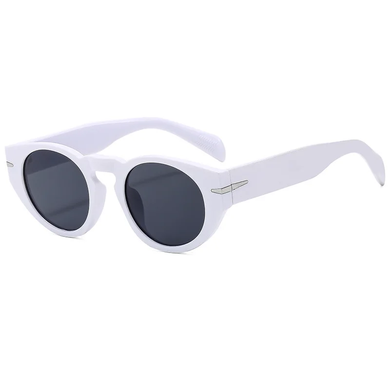 Retro Small Round Sunglasses Men Women Cat Eye Brand Designer Eyewear Literary Vintage Shades Driving Eyeglasses UV400 De Sol - Image 8