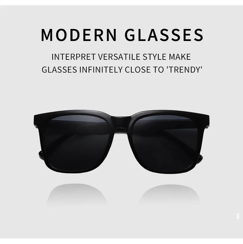 LOVINGFANG Men’s Square Sunglasses – Classic Mirror Acrylic Lenses - Image 9