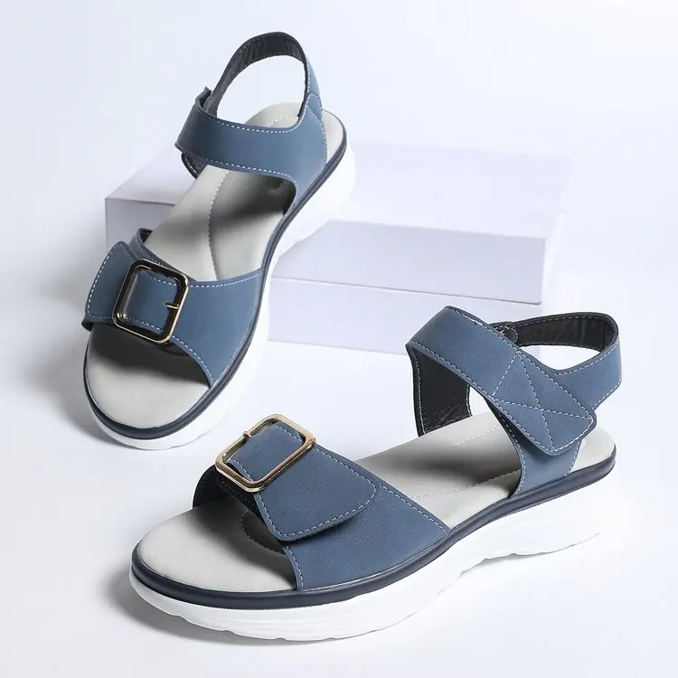 Plus Size Women’s Summer Wedge Sandals – Comfortable Peep Toe Beachwear - Image 10