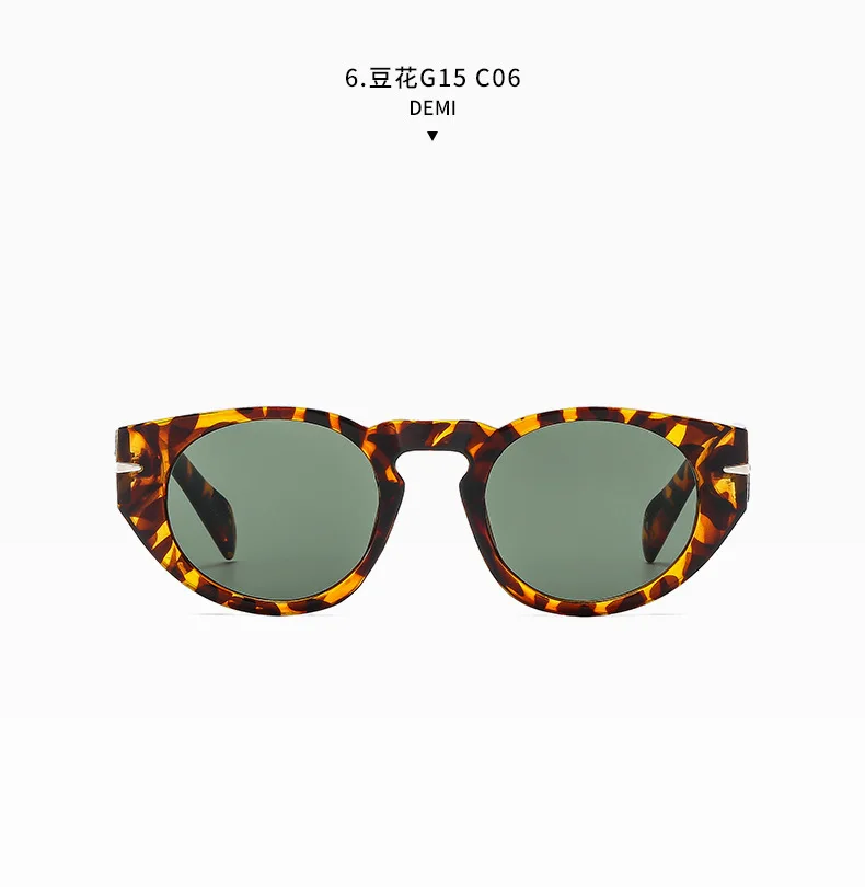 Retro Small Round Sunglasses Men Women Cat Eye Brand Designer Eyewear Literary Vintage Shades Driving Eyeglasses UV400 De Sol - Image 12
