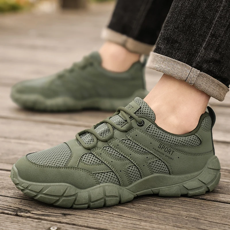 Men's Summer Footwear Platform Scape UOMO Slip on Arcterick Hiking Shoes Running Shoes 2025 Sports Luxury Shoes Charm Men's Wear - Image 2