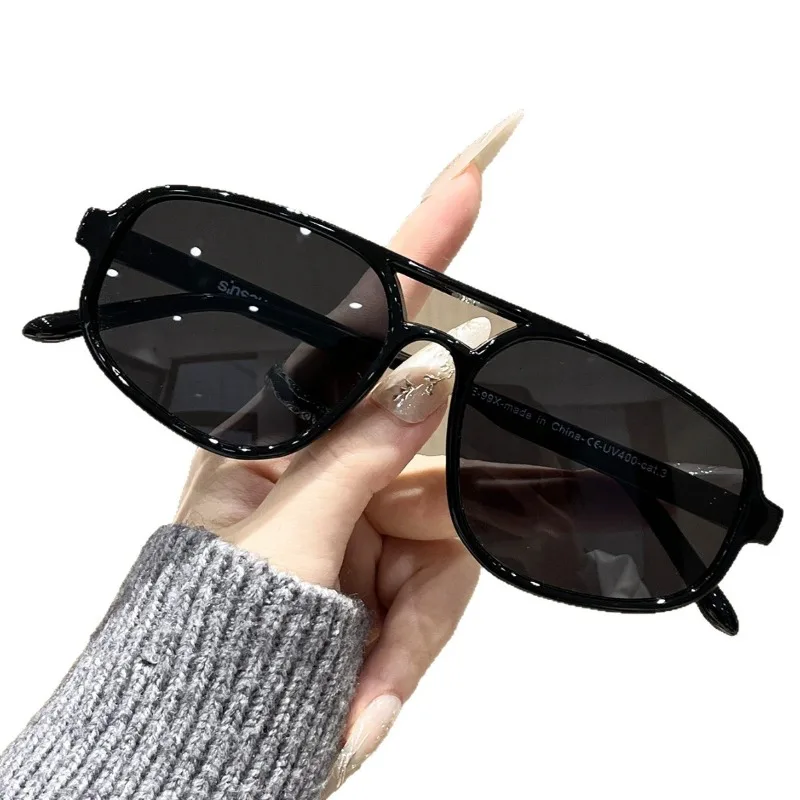 Retro Pilot Sunglasses – 2026 Vintage Double Bridge Luxury Shades for Women - Image 5