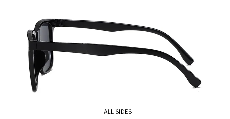 LOVINGFANG Men’s Square Sunglasses – Classic Mirror Acrylic Lenses - Image 16