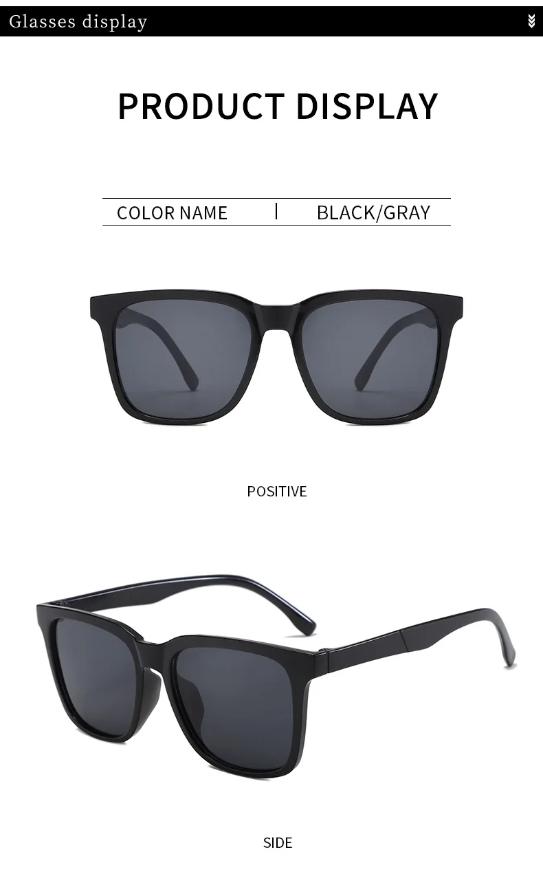 LOVINGFANG Men’s Square Sunglasses – Classic Mirror Acrylic Lenses - Image 15