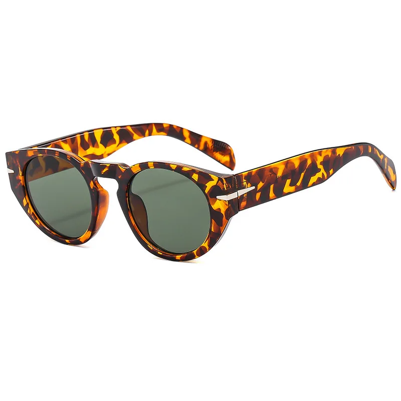 Retro Small Round Sunglasses Men Women Cat Eye Brand Designer Eyewear Literary Vintage Shades Driving Eyeglasses UV400 De Sol - Image 6