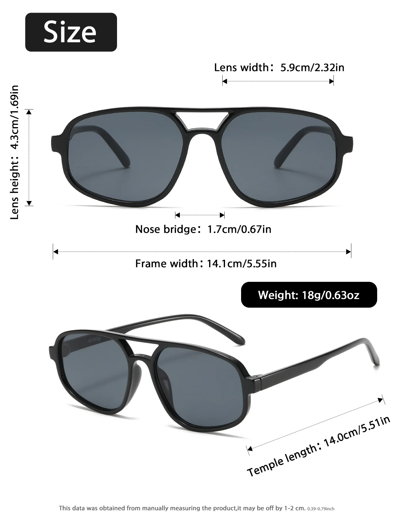 Retro Pilot Sunglasses – 2026 Vintage Double Bridge Luxury Shades for Women - Image 6