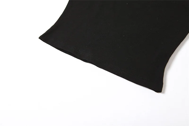 Black backless slim crop top—sexy short sleeve O-neck tee for summer streetwear and clubwear. Casual yet chic, perfect for bold fashion statements. - Image 48