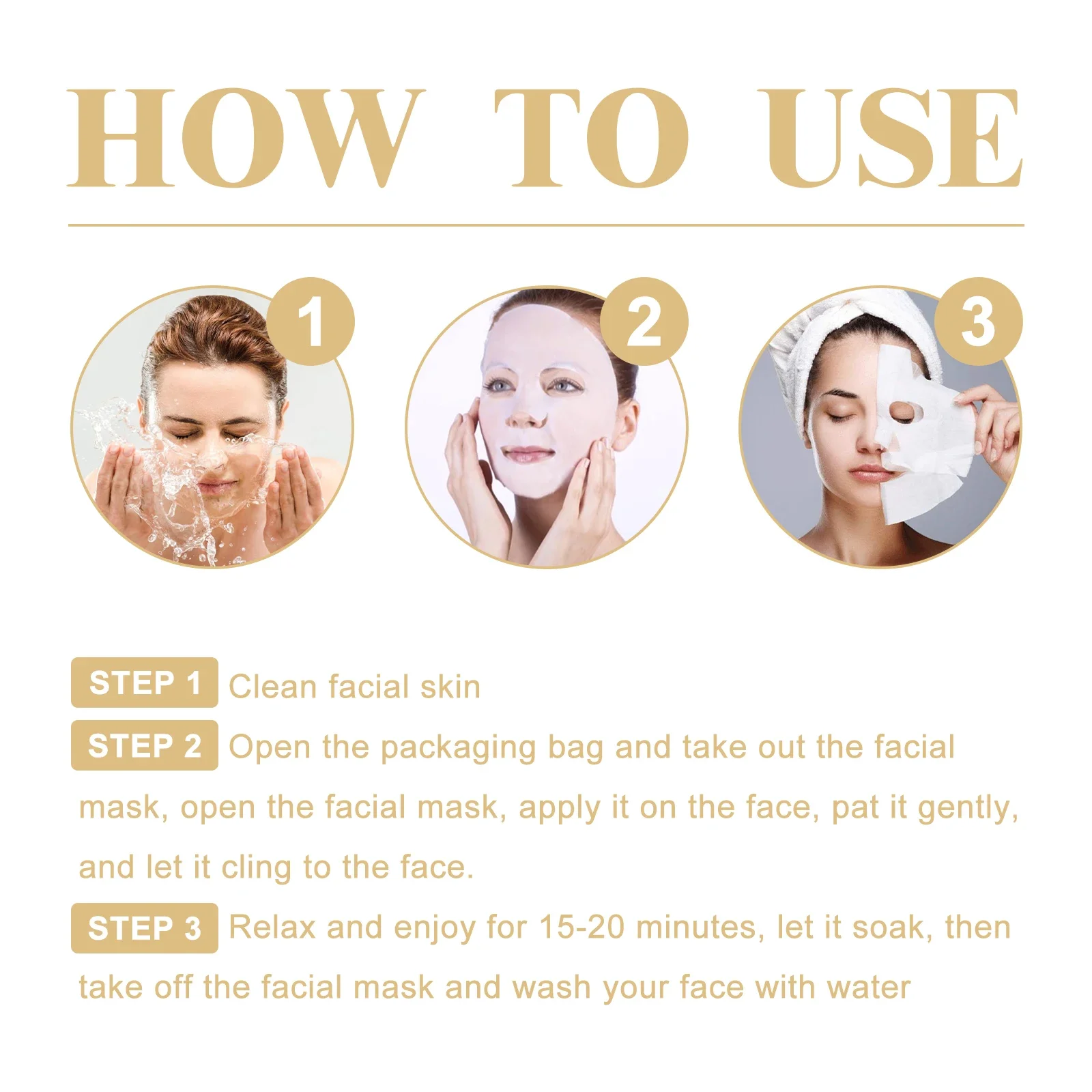 10PCS Collagen Facial Mask—anti-aging Korean skincare to fade fine lines, firm skin, and deeply moisturize. Brightening care for smooth, radiant complexion. - Image 6