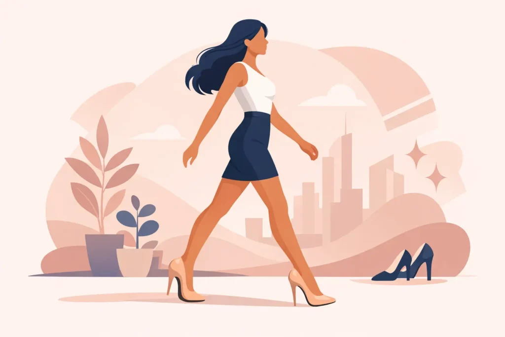 How to Walk in 14cm Heels With Confidence