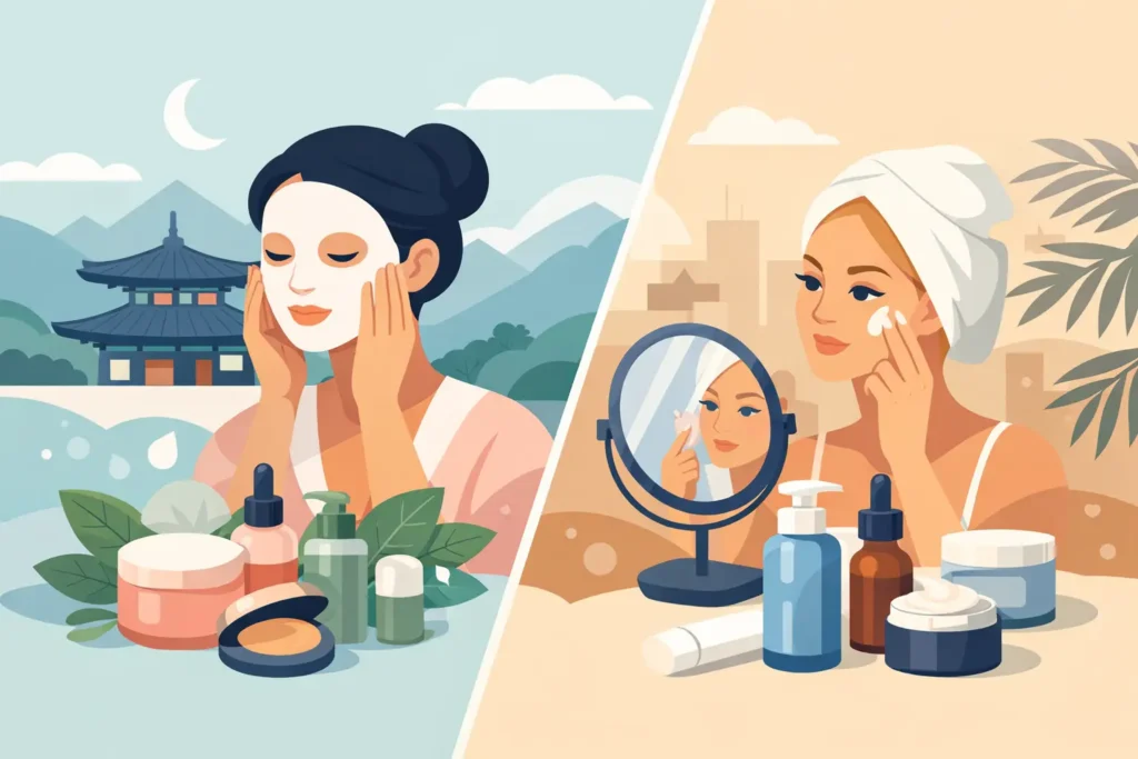 Korean Skincare vs Western Skincare Compared
